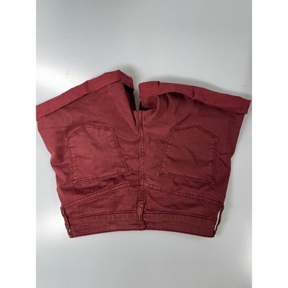 2 universal threads denim shorts size 00/24 blue red spring summer - Picture 10 of 10